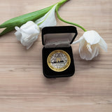 Silver & Gold 1-50 Years Alcoholics Anonymous Medallion AA Coin Capsule Included