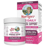 MaryRuth Organics 3-in-1 Menopause Supplement for Women, Hormonone Balance & Estrogen Supplement, 21 Probiotic Strains Prebiotic & Postbiotic, Vegan, Gluten Free| 0.5 Ounces