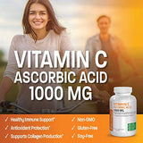 Vitamin C 1000 mg Premium Non-GMO Ascorbic Acid - Maintains Healthy Immune System, Supports Antioxidant Protection - 250 Tablets