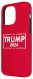 iPhone 14 Pro Max Pro Donald Trump Men Women Trump 2024 For President Red Case