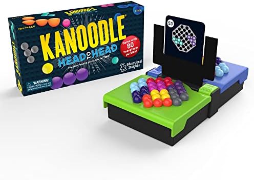 Educational Insights Kanoodle Head-to-Head Puzzle for 2 Players - Brain Teaser Game for Kids, Teens and Adults, Puzzle Games for Kids Ages 7+