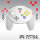 Retro-Bit Tribute 64 2.4 GHz Wireless Controller V2 for Nintendo 64 (N64), Switch Online, PC, MacOS, RetroPie, Raspberry Pi and Other USB Devices (Atomic Purple)