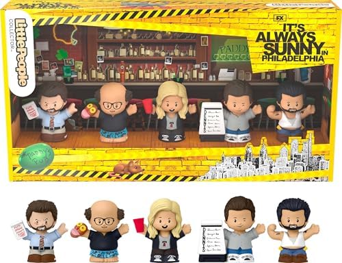 Little People Collector It’s Always Sunny in Philadelphia Special Edition Figure Set for Adults & Fans in Display Box