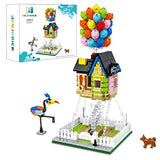 ENJBRICK Up Balloon House Building Kit for Kids Age 8-14 Yrs,Creative Building Block Set 635pcs,Girl Toys for Christmas and Birthday Gifts,Tensegrity Sculptures Building