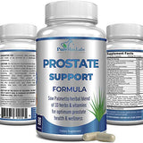 Prostate Support Formula for Men - Saw Palmetto, Plant Sterol, 33 Herbs, Bladder Control Pills to Reduce Frequent Urination & DHT Blocker to Prevent Hair Loss | Prostate Supplement | 90 Capsules