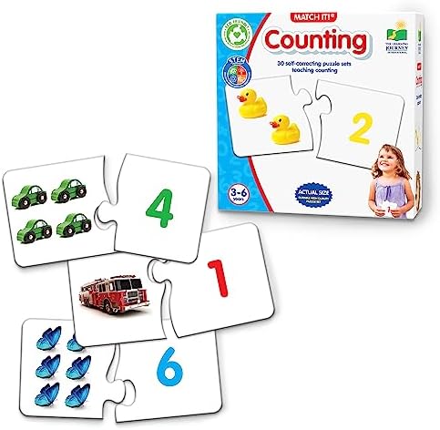 The Learning Journey: Match It! - Counting - 30 Piece Self-Correcting Number & Learn to Count Puzzle - Preschool Learning Toys - Award Winning Toys