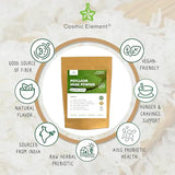 Cosmic Element Psyllium Husk Powder Organic, Vegan-Friendly, Gluten-Free and Non-GMO | Keto Baking Bread, Easy Mixing Fiber for Regularity, Finely Ground - 16 oz