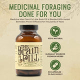 The Brain Pill 90 Capsules – Organic Brain Booster Supplement - Memory Pills for Brain w/ Ginkgo Biloba Capsules, Lion’s Mane & Sage - Brain Booster Supplement for Focus, Memory, Clarity, Energy