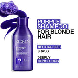 Redken Purple Shampoo with Violet Pigment, Blonde Hair Toner, Color Depositing Formula, 10.1 fl.oz.