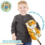 VIAHART Arrow The Tiger - 17 Inch (Tail Measurement Not Included) Stuffed Animal Plush Cat - by Tiger Tale Toys