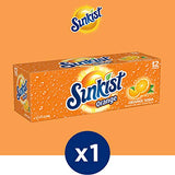 Sunkist Orange Soda, 12 Fl Oz (Pack of 12)