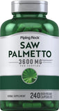 Piping Rock Saw Palmetto Extract 3600mg | 240 Capsules | Saw Palmetto for Men and Women | Non-GMO, Gluten Free