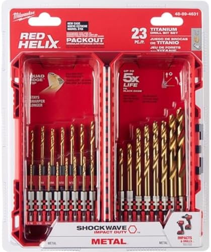 Milwaukee 48-89-4631 Kit Tin Shockwave (23-Piece)