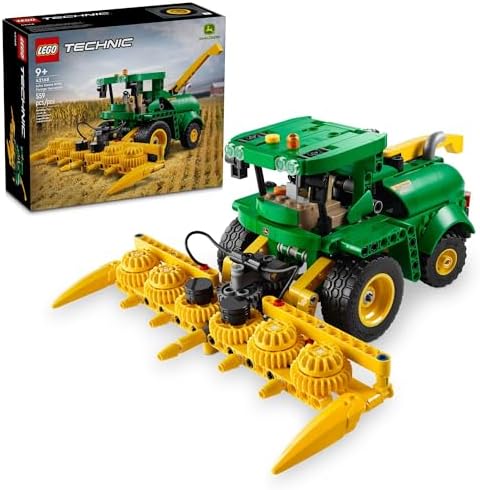 LEGO Technic John Deere 9700 Forage Harvester Tractor Toy, Buildable Farm Toy for Imaginative Play, Kids Truck Gift for Boys and Girls Ages 9 and Up who Love Farming Vehicles, 42168