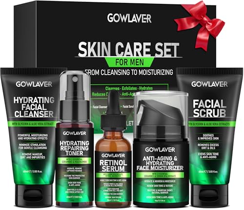 Gifts for Men,Skin Care for Men,Hydrates Reduces Dullness Anti-Aging Mens Skin,Christmas Gifts Stocking Stuffers for Men Him Dad Boyfriend Husband Fathers Day Birthday Valentines Day Gifts for Him