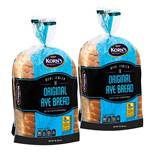 Rye Bread | Delicious Sandwich Bread | Fresh Bread | Real Jewish Rye Bread | Kosher, Dairy & Nut Free | 16 oz Stern’s Bakery [2 Pack]