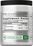 Horbäach Buffered Sodium Ascorbate Vitamin C Powder | 16 oz | Vegan, Non-GMO, and Gluten Free Supplement