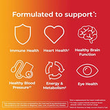 ONE A DAY Adult Triple Immune Support Complete Multivitamin, Supplement with Vitamins C, Vitamin D, & Zinc, 100 Count