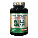 Wild Apiary Brazilian Green Bee Propolis King Vegetarian Softgel 120 gels - Non Alcoholic, Wax Free, Sugar Free