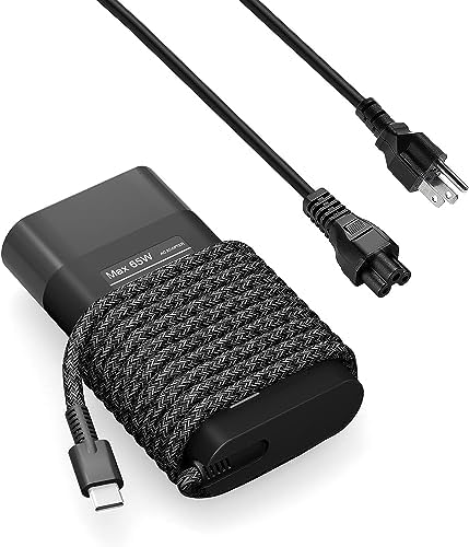 Slim 65W USB C Charger for HP ZBook Firefly G9 14" 16" G8 15.6inch Mobile Workstation,HP Elitebook 840/Envy X360 2in1/HP Spectre X360/HP Pavilion Laptop Charger USB C