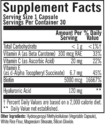 Viviscal Scalp Nourish Supplement, Blend of Nutrients for Scalp Health & Hair Follicles, Fortify Hair's Natural Beauty, Foundation for Healthy Hair Growth Vitamins, 30ct - 1 Month