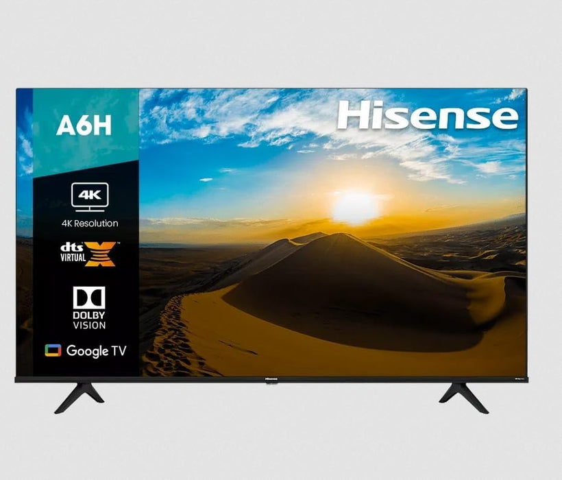 Hisense 43-Inch Smart Google TV 4K UHD A6 Series Game Mode Chromecast Built-in Compatible with Alexa & Google Assistant, 43A6H (Renewed)