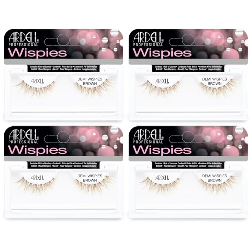 Ardell False Eyelashes Demi Wispies Brown (4 Pack)