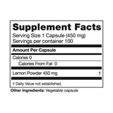 Seagate Products Whole Lemon Concentrate 450 mg 100 Capsules