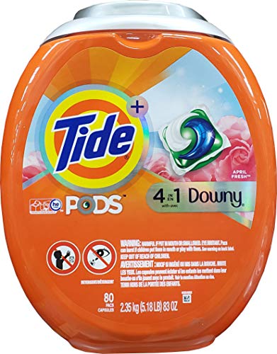Tide Pods with Laundry Pacs, Downy, 83 Ounce, 80 Count
