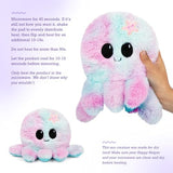 Happy Helpers Octopus Plush — Menstruation Crustacean Plushies Cute Lavender Scented Heating Pad for Cramps