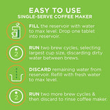 AFFRESH Coffee Maker Cleaner, Works with Multi-Cup and Single-Serve Brewers, 3 Tablets