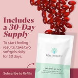 Femininity Smooth as Silk 30-Day Refill for Vaginal Dryness (60 Softgels) – Sea Buckthorn Oil with 365mg Omega 7 + Omega 3 and Omega 9