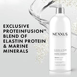 Nexxus Clean and Pure Clarifying Shampoo, With ProteinFusion, Nourished Hair Care Silicone, Dye And Paraben Free 33.8 oz