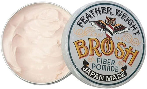 BROSH Fiber Pomade 4.2 Oz (120 G), Non-gloss Easy Hold