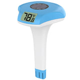 T TESTRUST Pool Thermometer Floating Easy Read, Solar Powered Digital Pool Thermometer, IPX-8 Waterproof, Digital Temperature Gauge with Rope for Swimming Pools, Spa, Hot Tubs