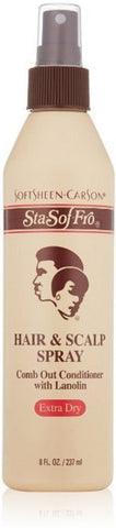 Sta Sof Fro Hair & Scalp Leave-In Conditioner Spray For Extra Dry Hair, CLEAR, (Pack of 1)