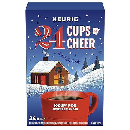 Keurig Advent Calendar Variety Pack, Single Serve K-Cup Pods, 24 Count