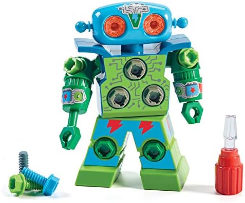 Educational Insights Design & Drill Robot Take Apart Toy, 23-Pieces, Preschool STEM Toy, Gift for Kids Ages 3+