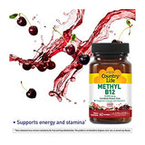 Country Life Methyl B12, Supports Energy & Stamina, 5,000mcg, 60 Lozenges, Certified Gluten Free, Certified Vegan, Certified Non-GMO Verified