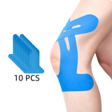 IEADEN Pre-Cut Kinesiology Tape for Knee, 10 Pcs - Waterproof & Elastic, Breathable Latex-Free Cotton Athletic Tape, Provide Support and Stability to Muscle - Ideal for Running, Hiking, Riding, etc. …