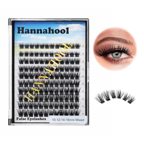 120pcs D Curl Individual Wide Stem Cluster DIY Eye Lashes Extensions Mixed 10-12-14-16mm/14-16-18mm/12-14-16mm Makeup Dramatic Volume Lashes (mixed 10-12-14-16mm)