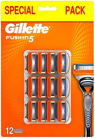 Gilette Fusion5 Razor 12 Blades for Men