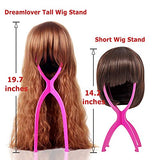 Dreamlover Wig Stand, Tall Wig Stand Long, 3 Pack