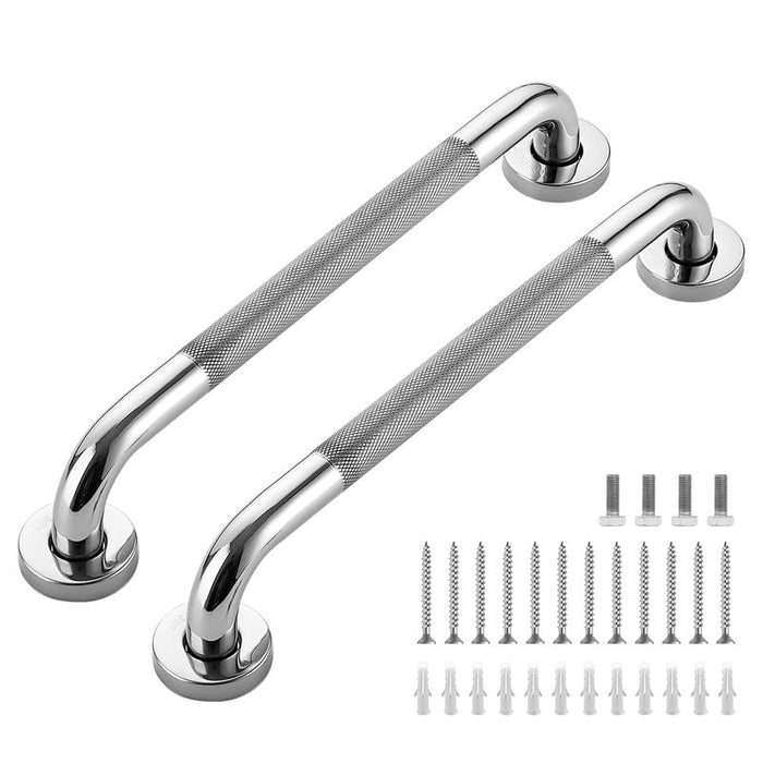 Grab Bars for Shower, 1 Pack 16-Inch Anti Slip Shower Handles for Elderly, Safety Shower Grab Bar, Stainless Steel Handicap Grab Bars for Bathroom (Polished Nickel 1" Diameter)