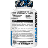 BCAAs Amino Acids Supplement for Men - EVL 2:1:1 5g BCAA Capsules for Post Workout Recovery and Lean Muscle Builder for Men - BCAA5000 Branched Chain Amino Acids Nutritional Supplement - 30 Servings