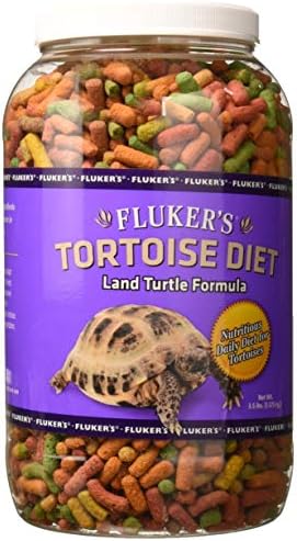 Fluker's Tortoise Diet, Large Pellet Food, Land Turtle Formula, 3.5 lbs.