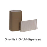 Georgia-Pacific Pacific Blue Basic S-Fold Recycled Paper Towels by GP PRO (Georgia-Pacific),Brown,23504,250 Towels Per Pack,16 Packs Per Case (4000 Total),9.20'' x 10.20