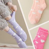 TEHOOK Womens Fuzzy Socks Soft Cozy Fluffy Slipper Socks Winter Warm Plush Sleeping Socks Christmas Stocking Stuffers Gifts for Women