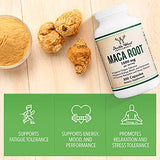 Maca Root Capsules for Women and Men, 300 Count (1,000mg of Black, Red, Yellow Maca Powder per Serving) Grown in Peru (for Energy, Performance, Motivation) by Double Wood