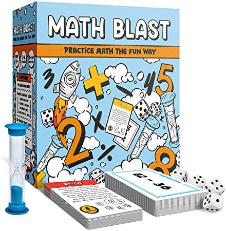 Math Blast! Cool Math Games for Kids 8-12 - Fun Educational Math Game for Home & Classroom - Practice Math The Fun Way with Math Kids, Math Games for Kids, & More